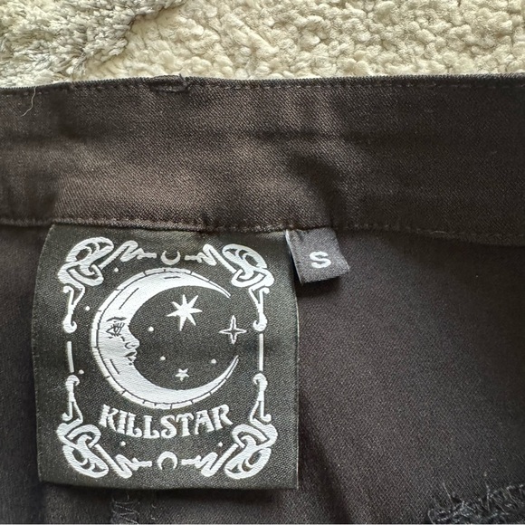 KILLSTAR Eternal super Flare pants Black trousers Small - Picture 3 of 12